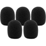 LEFXMOPHY Pop Filter Replacement for Rode/SYNCO/PowerDeWise Lavalier Professional Wearable Microphone Windscreen, Noise-cancellation Windsock Cover 5-Pack Mic Wind Screen Foam