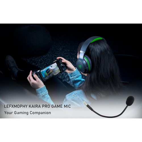  Mic Replacement for Steelseries arctis 1 / HyperX Revolver/Revolver S Gaming Headphone, 3.5mm Detachable Game Microphone Boom on PC, Mac, Xbox One, PS5, PS4 - LEFXMOPHY