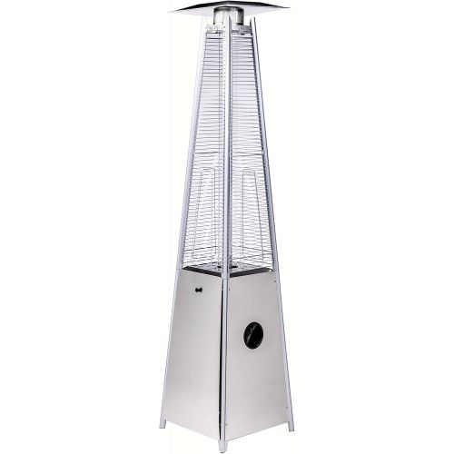  LEGACY HEATING Legacy Heating Quartz Glass Tube Patio Flame Heater, Hammered Black