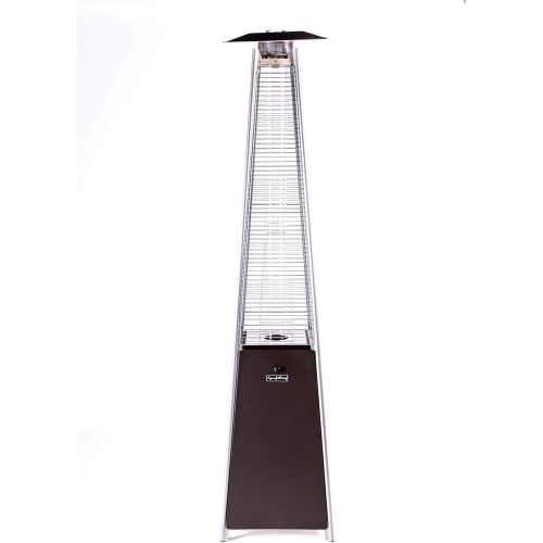  LEGACY HEATING Legacy Heating Quartz Glass Tube Patio Flame Heater, Hammered Black