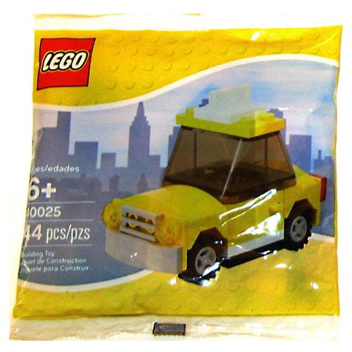  LEGO NYC Taxi Cab Mini Set LEGO 40025 [Bagged]