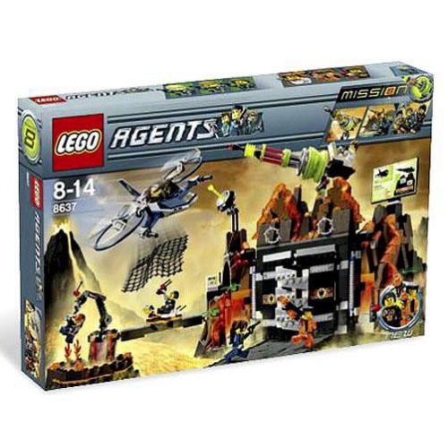  LEGO Agents Mission 8: Volcano Base Exclusive Set #8637