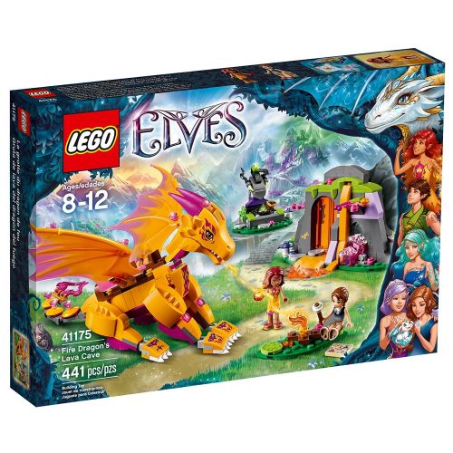  LEGO Elves Fire Dragons Lava Cave 41175