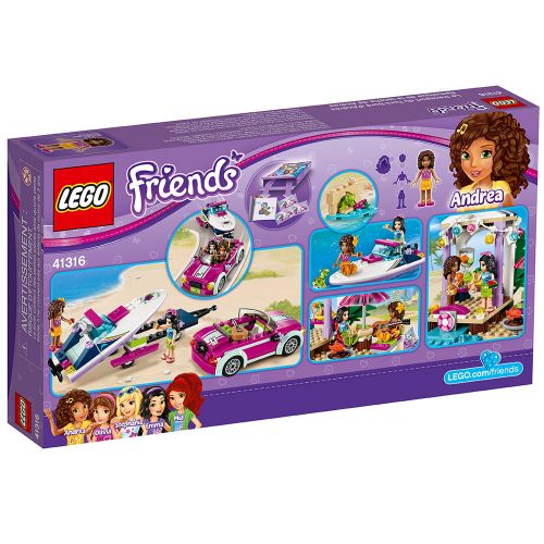  LEGO Friends Andreas Speedboat Transporter 41316 (309 Pieces)