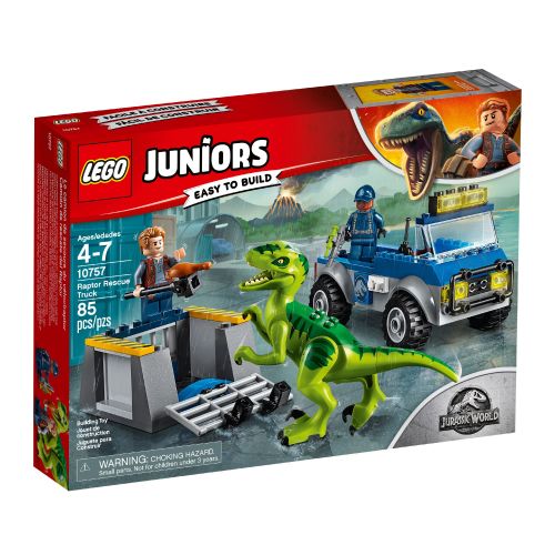  LEGO Juniors Raptor Rescue Truck 10757 (85 Pieces)