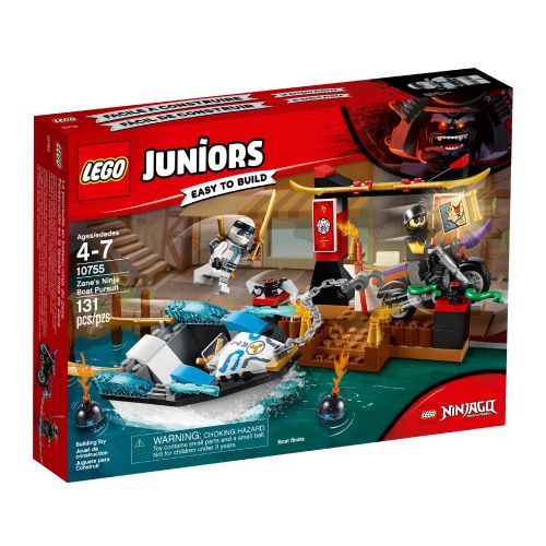  LEGO Juniors Zanes Ninja Boat Pursuit 10755 (131 Pieces)