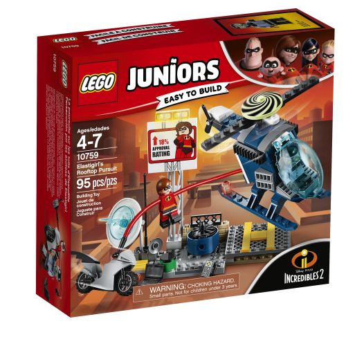  LEGO Juniors The Incredibles 2 Elastigirls Rooftop Pursuit 10759