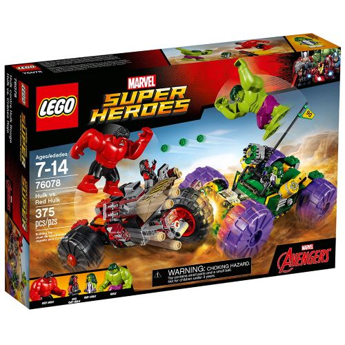  LEGO Super Heroes Hulk vs. Red Hulk 76078 (375 Pieces)