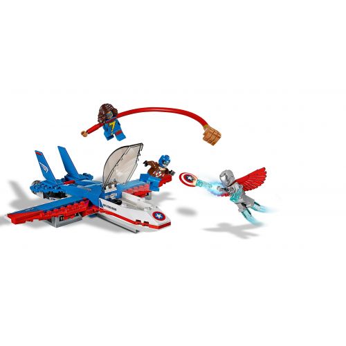  LEGO Super Heroes Captain America Jet Pursuit 76076
