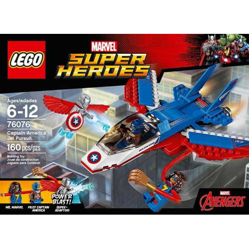  LEGO Super Heroes Captain America Jet Pursuit 76076