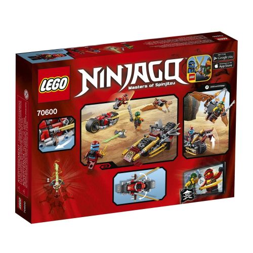  LEGO Ninjago Ninja Bike Chase 70600