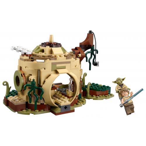  LEGO Star Wars TM Yodas Hut 75208 Building Set (229 Pieces)