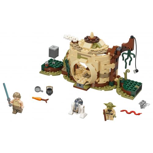  LEGO Star Wars TM Yodas Hut 75208 Building Set (229 Pieces)
