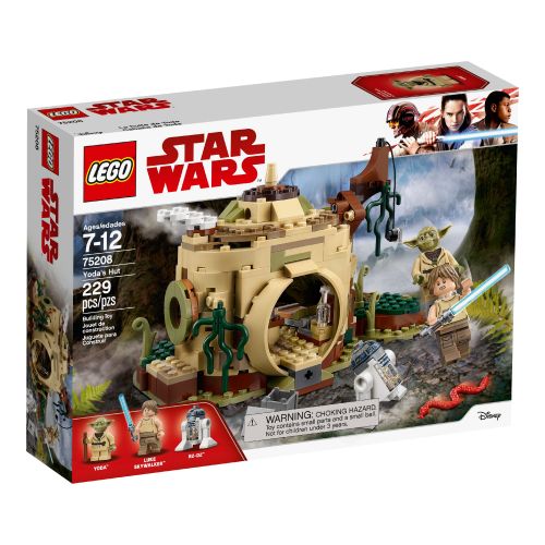  LEGO Star Wars TM Yodas Hut 75208 Building Set (229 Pieces)