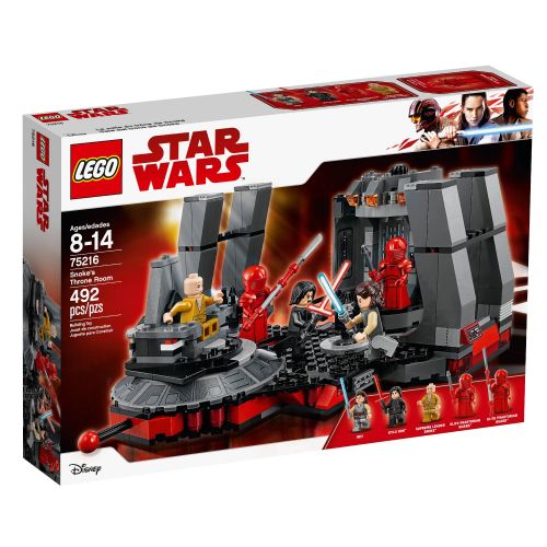  LEGO Star Wars Snokes Throne Room 75216 (492 Pieces)