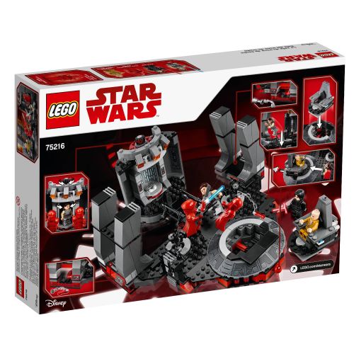  LEGO Star Wars Snokes Throne Room 75216 (492 Pieces)