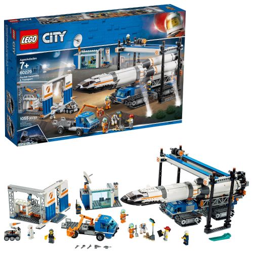  LEGO City Space Rocket Assembly & Transport 60229 Toy Set (1055 Pieces)