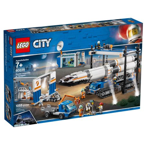  LEGO City Space Rocket Assembly & Transport 60229 Toy Set (1055 Pieces)