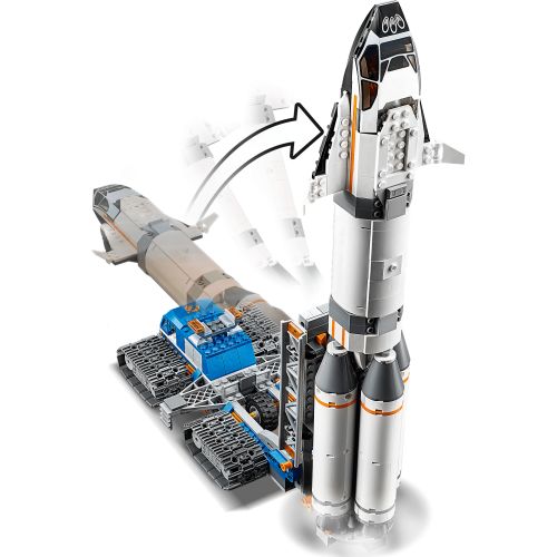  LEGO City Space Rocket Assembly & Transport 60229 Toy Set (1055 Pieces)