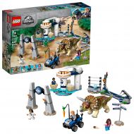 LEGO Jurassic World Triceratops Rampage 75937 Dinosaur Toy (447 Pieces)