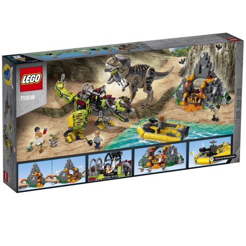  LEGO Jurassic World T. rex vs Dino-Mech Battle 75938 Building Kit (716 Pieces)