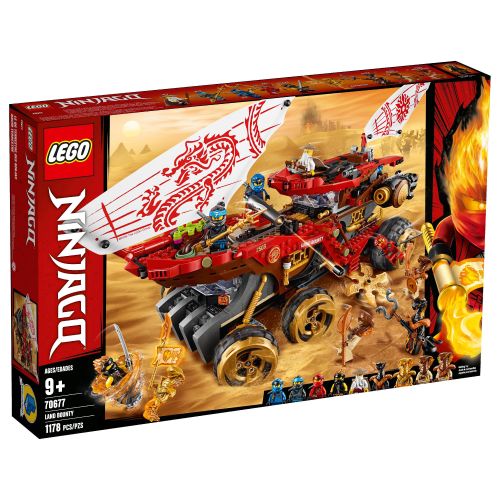  LEGO Ninjago Land Bounty 70677 Truck Building Set with Ninja Minifigures
