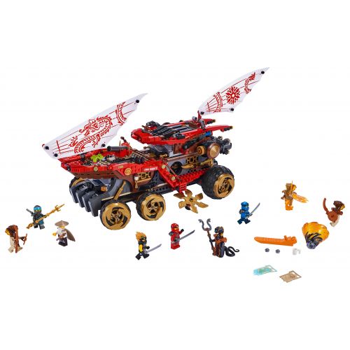  LEGO Ninjago Land Bounty 70677 Truck Building Set with Ninja Minifigures