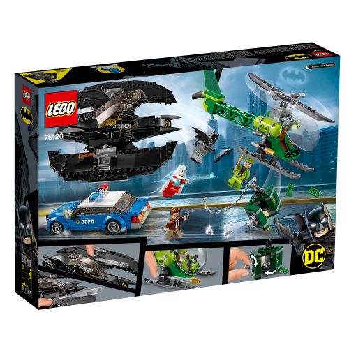  LEGO DC Comics Super Heroes Batman Batwing and The Riddler Heist 76120 (489 Pieces)