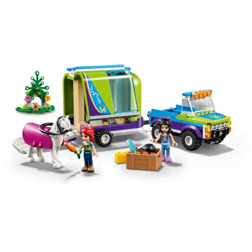  LEGO Friends Mias Horse Trailer 41371 Mini Doll Building Kit (216 Pieces)