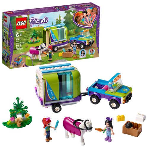  LEGO Friends Mias Horse Trailer 41371 Mini Doll Building Kit (216 Pieces)