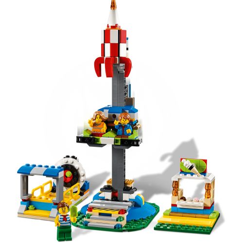  LEGO Creator Fairground Carousel 31095 Space-Themed Building Kit (595 Pieces)