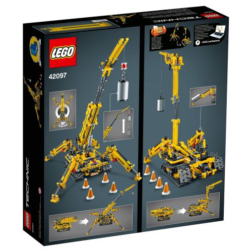  LEGO Technic Compact Crawler Crane 42097 Model Crane Build Kit (920 Pieces)