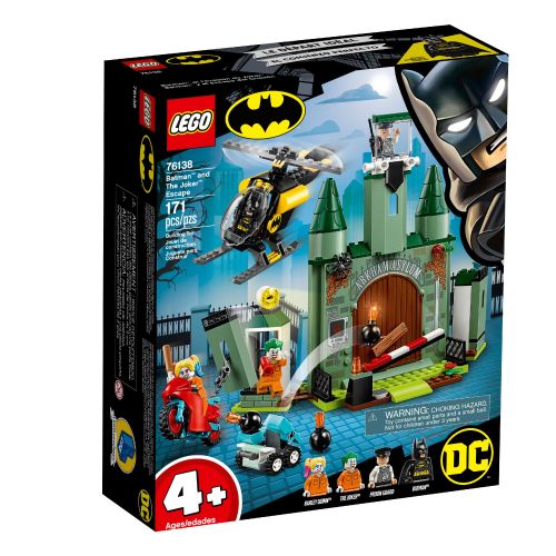  LEGO DC Comics Super Heroes Batman and The Joker Escape 76138 (171 Pieces)