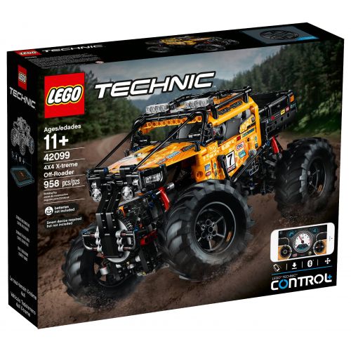  LEGO Technic 4X4 X-treme Off-Roader 42099 Toy Truck STEM Toy (958 Pieces)