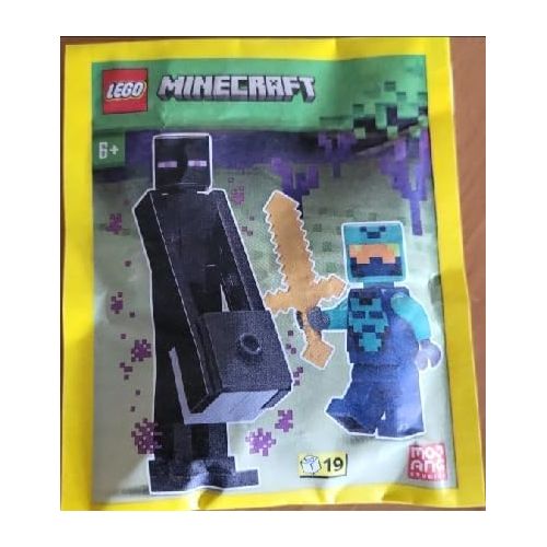  LEGO Minecraft: Enderman Minifigure with Nether Hero Combo Pack