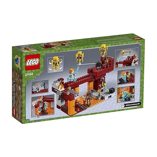  LEGO Minecraft The Blaze Bridge 21154 Building Kit (370 Pieces)