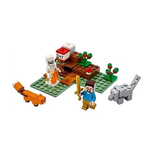  LEGO Minecraft The Taiga Adventure 21162 Brick Building Toy for Kids Who Love Minecraft and Imaginative Play (74 Pieces)
