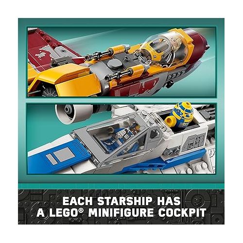  Lego Star Wars: Ahsoka New Republic E-Wing vs. Shin Hati’s Starfighter 75364 Star Wars Playset Based on The Ahsoka TV Series, Show Inspired Building Toy for Ahsoka Fans Featuring 5 Star Wars Figures