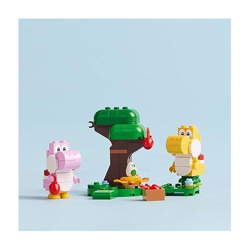  LEGO Super Mario Yoshis’ Egg-cellent Forest Expansion Set, Super Mario Collectible Toy for Kids, 2 Brick-Built Characters, Gift for Girls, Boys and Gamers Ages 6 and Up, 71428