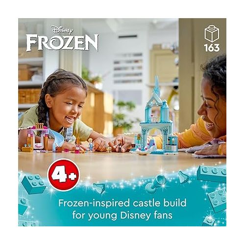  LEGO Disney Frozen Elsa’s Frozen Princess Castle Toy Set for Kids, includes Elsa and Anna Mini-Doll Figures and 2 Animal Figures, Frozen Toy Makes a Great Birthday Gift for Kids Ages 4 Plus, 43238