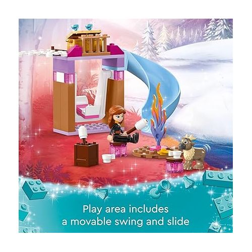 LEGO Disney Frozen Elsa’s Frozen Princess Castle Toy Set for Kids, includes Elsa and Anna Mini-Doll Figures and 2 Animal Figures, Frozen Toy Makes a Great Birthday Gift for Kids Ages 4 Plus, 43238