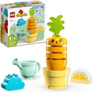 LEGO DUPLO My First Growing Carrot 10981, Stacking Toys for Babies 1.5+ Years Old with 4 Vegetable Bricks, Learning Educational Toy for Toddlers