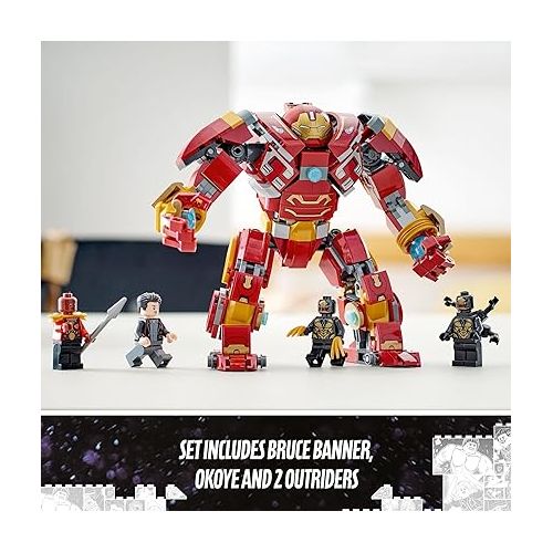  LEGO Marvel The Hulkbuster: The Battle of Wakanda 76247, Action Figure, Buildable Toy with Hulk Bruce Banner Minifigure, Avengers: Infinity War Set for Kids