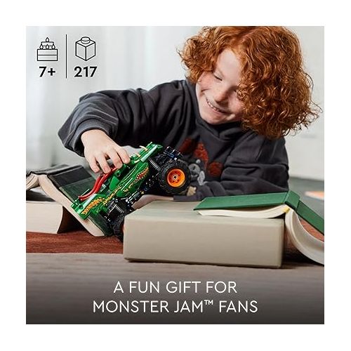  LEGO Technic Monster Jam Dragon Monster Truck Toy for Boys and Girls, 2in1 Racing Pull Back Car Toys for Off Road Stunts, Kids Birthday Gift Idea, Great Activity for Kids, 42149