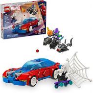 LEGO Marvel Spider-Man Race Car & Venom Green Goblin, Marvel Building Toy for Kids with Ghost-Spider Minifigure and Buildable Race Car Toy, Spider-Man Gift for Boys and Girls Ages 7 and Up, 76279