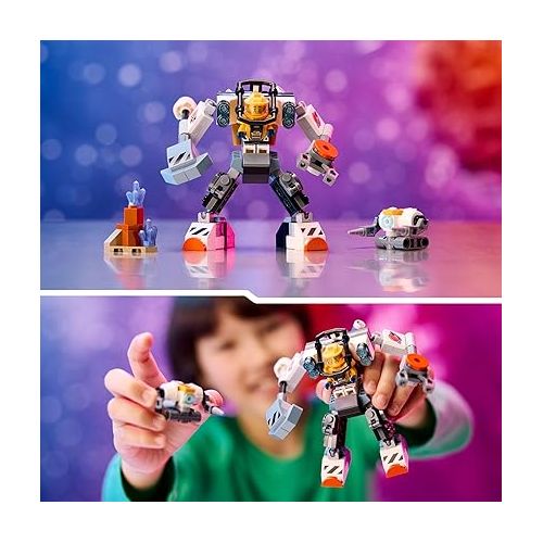  LEGO City Space Construction Mech Suit Building Set, Fun Space Toy for Kids Ages 6 and Up, Space Gift Idea for Boys and Girls Who Love Imaginative Play, includes Pilot Minifigure and Robot Toy, 60428