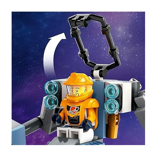  LEGO City Space Construction Mech Suit Building Set, Fun Space Toy for Kids Ages 6 and Up, Space Gift Idea for Boys and Girls Who Love Imaginative Play, includes Pilot Minifigure and Robot Toy, 60428