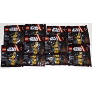 10 (TEN)LEGO Star Wars red-arm C-3PO SEALED 2015 Exclusive Promo 5002948 6123882