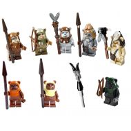 NEW LEGO Star Wars 10236 7956 8038 EWOK ENDOR SET 8 Minifigures Figures Weapons!