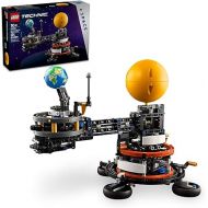 LEGO Technic Planet Earth and Moon in Orbit Building Set, Outer Space Birthday Gift for 10 Year Olds, Solar System Space Toy for Imaginative, Independent Play, Space Room Decor for Boys & Girls, 42179